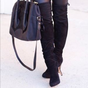 Sam Edelman Kayla Black Suede Boots